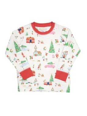 The Beaufort Bonnet Company Cassidy Crewneck Make the Season Bright NWT~Size 10